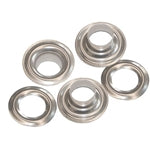 #2 Nickel Plated Grommet S & Washer 3/8 Brs 25 Gr Grommet 2 Nickel Washer Grommets