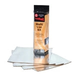 Starter Kit Contains(4) 12"X12 Ult Damp Pad Silv Hushmat Sound Deadener Thermal Barrier