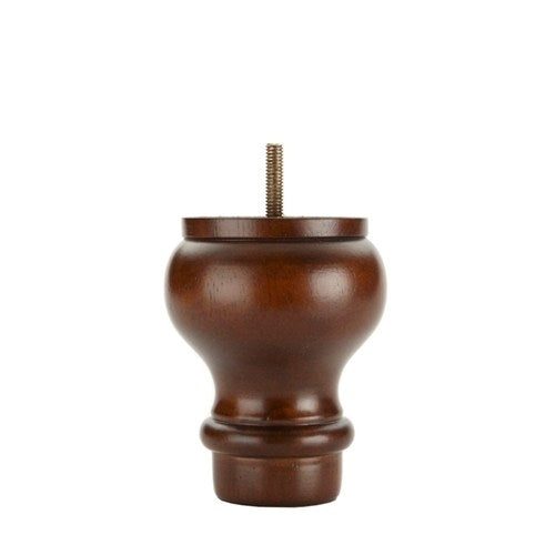 Turned Leg Walnut 4.5" x (3.75"-1.875") 32/case