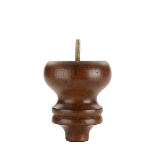Turned Leg Walnut 4.5" x (4"-1.25") 24/case