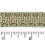 Scroll Gimp - C11 Oyster - 1/2" x 36 yds