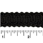 Scroll Gimp - R01 White - 1/2" x 36 yds