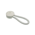 3 Piece White Stayput Shock Cord Clip
