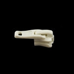 YKK® #5 Vislon Plastic Single-Pull Slide - White