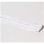 YKK® #8 Coil Zipper Chain - White