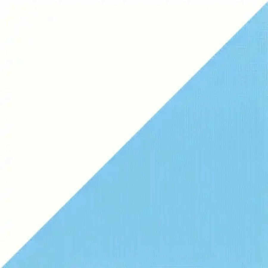 62" Weblon Regatta White/Mist Blue (Back)
