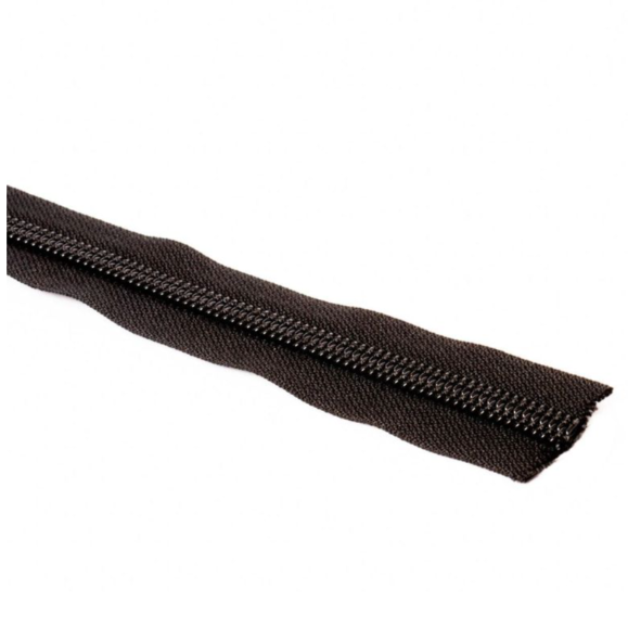 YKK® #8 Coil Zipper Chain - Black