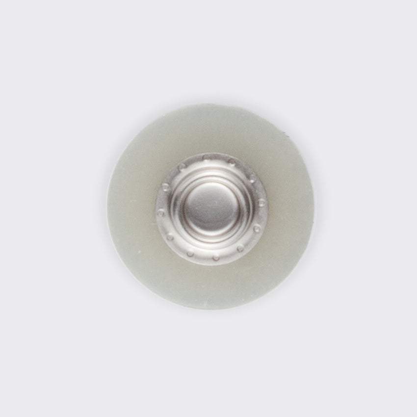 Grey 40Mm Snad Stud Flex Base Adh Back Fast Adhesive Back Backed Fastener Flexible Base Domed 100/Bx Gray