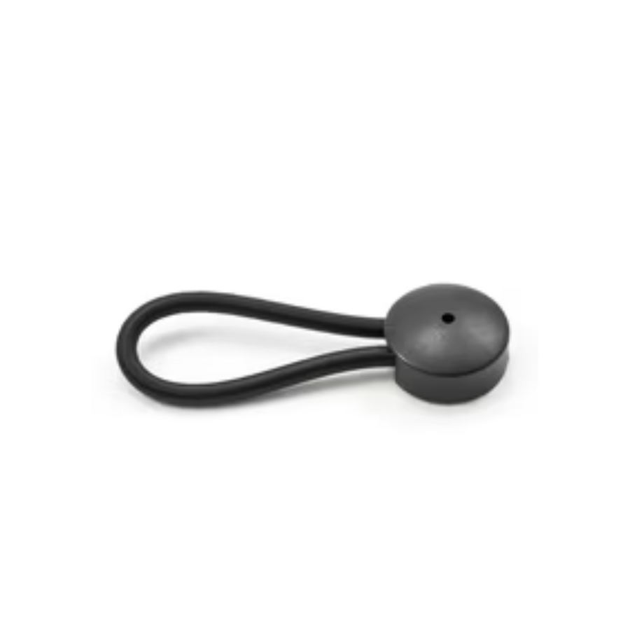 3 Piece Black Stayput Shock Cord Clip