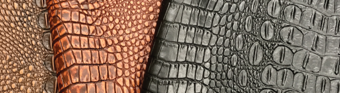 Faux Crocodile Leather - Crock