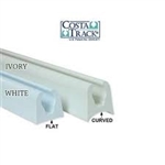 Costa Track - Flangeless/Flat - 16' - White