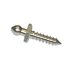 British Tenax� Fastener Standard Neck 17/32" (13.5mm) Long Tapping Screw Stud (Nickel plated Brass)