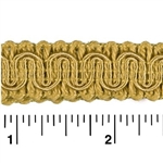 Scroll Gimp - D01 White - 1/2" x 36 yds