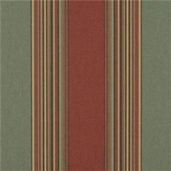 Sunbrella Stripes Henna/fern Vintage